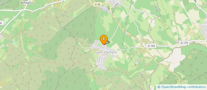 localisation de l'entreprise MADAME LAETITIA MOULIN  SAINT-CLEMENT