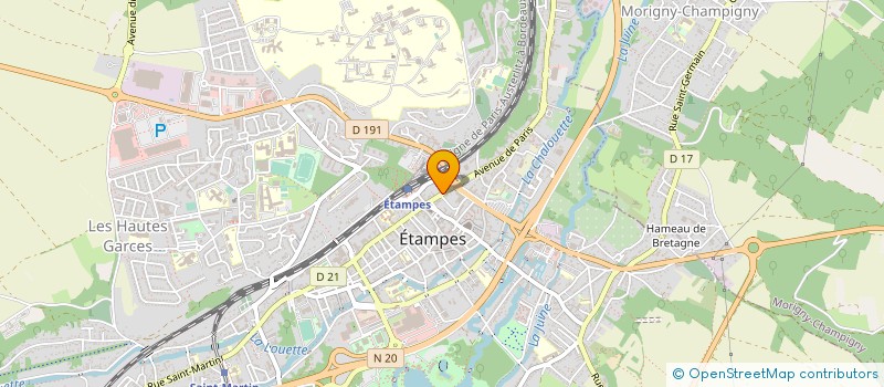 localisation de l'entreprise MADAME LAETITIA MOUNIER  ETAMPES