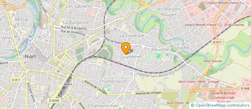 localisation de l'entreprise MADAME LAETITIA MOUNIER à NIORT