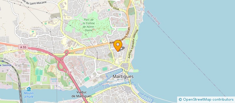 localisation de l'entreprise MADAME LAETITIA MOURRE à MARTIGUES
