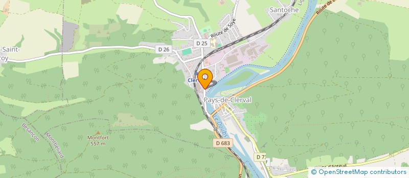 localisation de l'entreprise MADAME LAETITIA MOUTEL  PAYS-DE-CLERVAL
