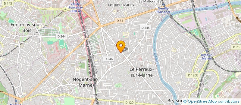 localisation de l'entreprise MADAME LAETITIA MOYON  LE PERREUX-SUR-MARNE