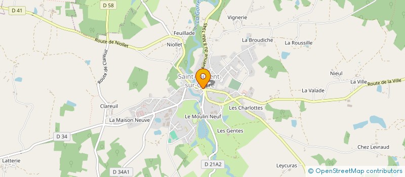 localisation de l'entreprise MADAME LAETITIA MOYRAND  SAINT-LAURENT-SUR-GORRE