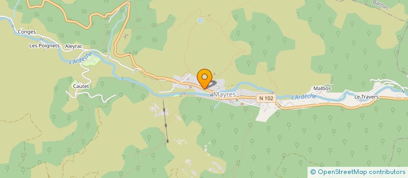 localisation de l'entreprise MADAME LAETITIA MUGNIER  MAYRES