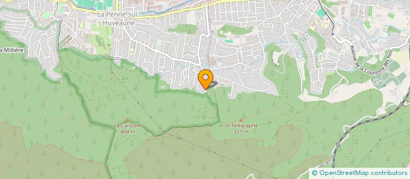 localisation de l'entreprise MADAME LAETITIA MUNGIOVI  LA PENNE-SUR-HUVEAUNE