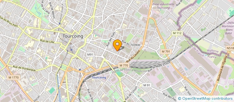 localisation de l'entreprise MADAME LAETITIA MUNICH  TOURCOING