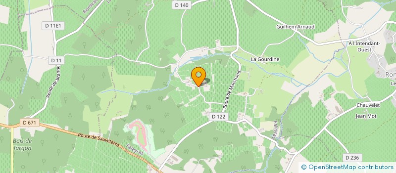 localisation de l'entreprise MADAME LAETITIA NADAU  FALEYRAS