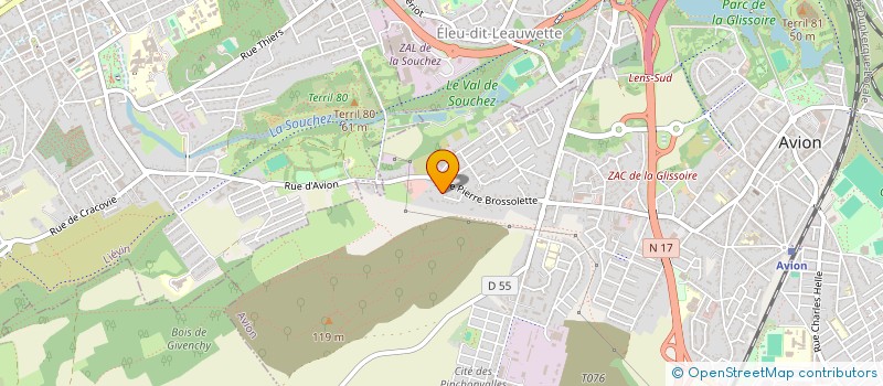 localisation de l'entreprise MADAME LAETITIA NAILLON à AVION