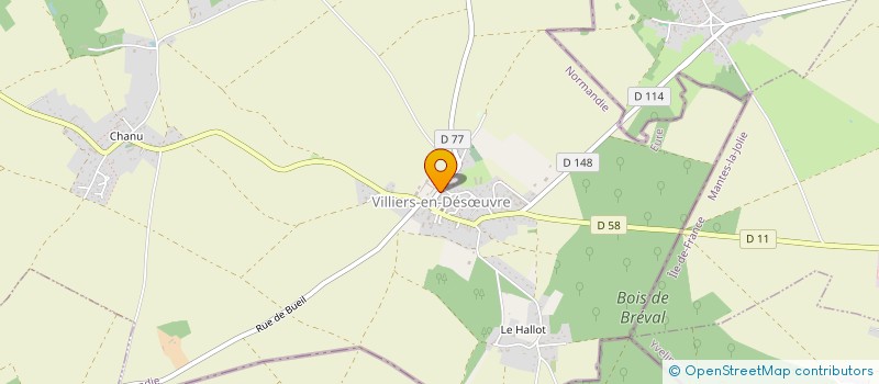 localisation de l'entreprise MADAME LAETITIA NAIT-BOUHOU  VILLIERS-EN-DESUVRE