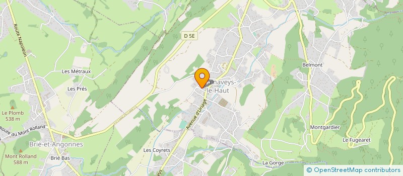 localisation de l'entreprise MADAME LAETITIA NAVARI  VAULNAVEYS-LE-HAUT