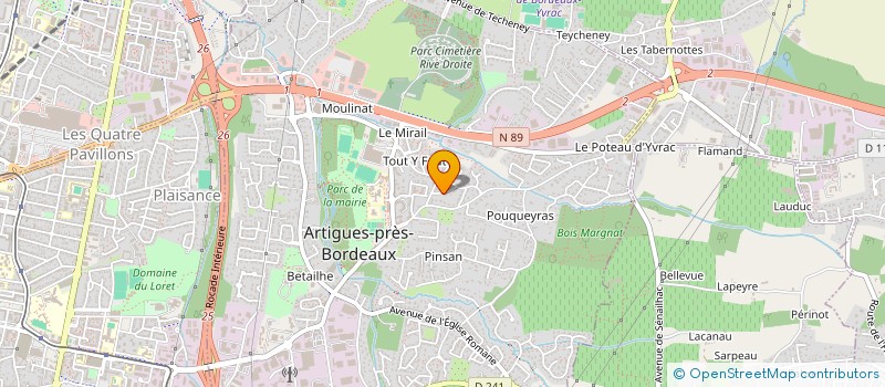 localisation de l'entreprise MADAME LAETITIA NAVONI  ARTIGUES-PRES-BORDEAUX