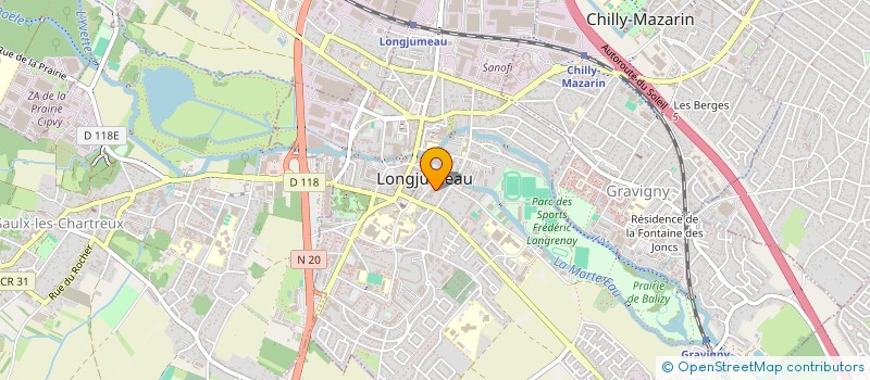 localisation de l'entreprise MADAME LAETITIA NGUYEN VAN à LONGJUMEAU