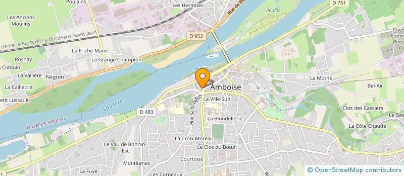 localisation de l'entreprise MADAME LAETITIA NICAISE  AMBOISE