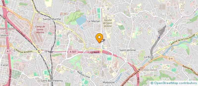 localisation de l'entreprise MADAME LAETITIA NIMANI  MARSEILLE