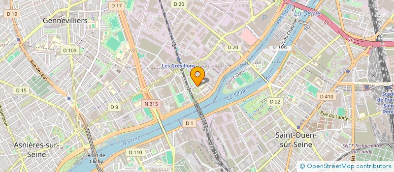 localisation de l'entreprise MADAME LAETITIA NOBLET  ASNIERES-SUR-SEINE