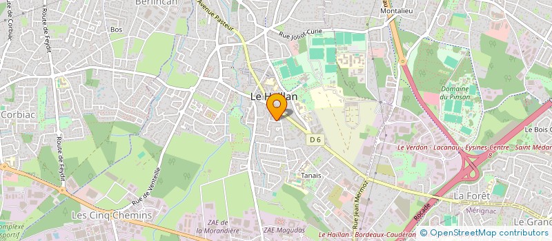 localisation de l'entreprise MADAME LAETITIA NOTZ  LE HAILLAN