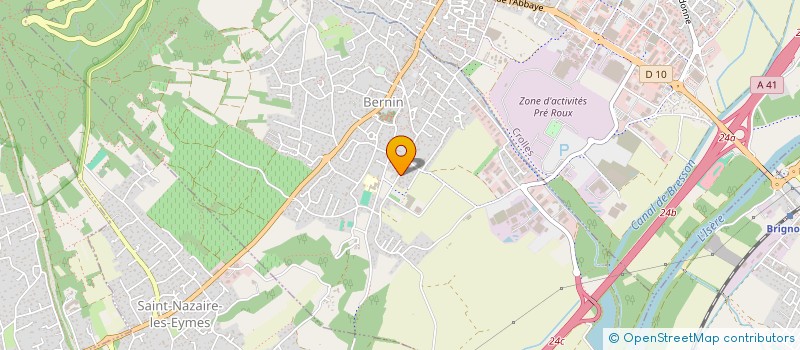 localisation de l'entreprise MADAME LAETITIA NOVEL  BERNIN