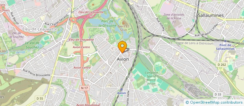 localisation de l'entreprise MADAME LAETITIA NUYTENS  AVION