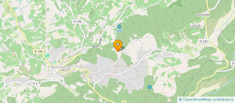 localisation de l'entreprise MADAME LAETITIA ODIN à BONNIEUX