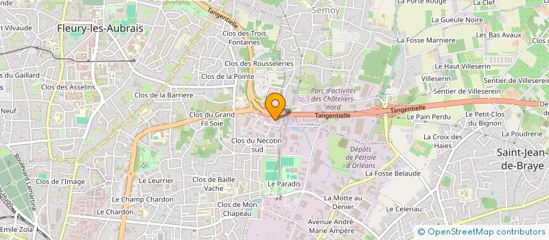 localisation de l'entreprise MADAME LAETITIA OFFREDI à ORLEANS