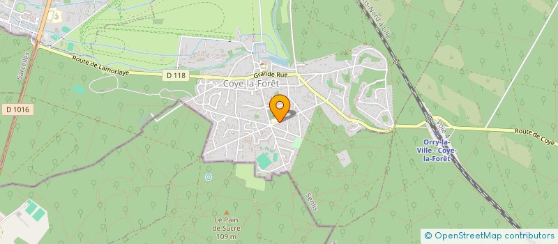 localisation de l'entreprise MADAME LAETITIA OGORECK  COYE-LA-FORET