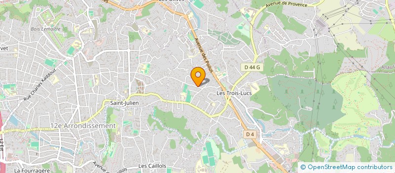 localisation de l'entreprise MADAME LAETITIA OLIVERO  MARSEILLE