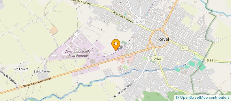 localisation de l'entreprise MADAME LAETITIA OLIVIER  REVEL