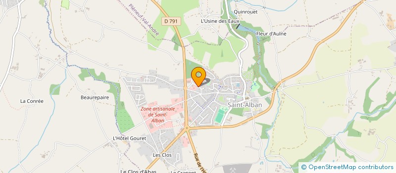 localisation de l'entreprise MADAME LAETITIA OLLIVIER à YFFINIAC