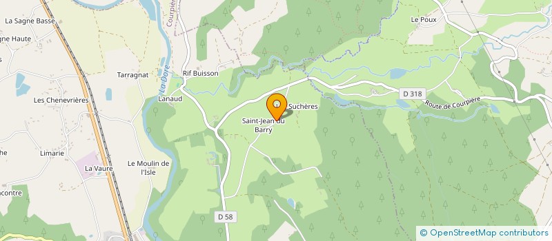 localisation de l'entreprise MADAME LAETITIA ONZON  VOLLORE-MONTAGNE