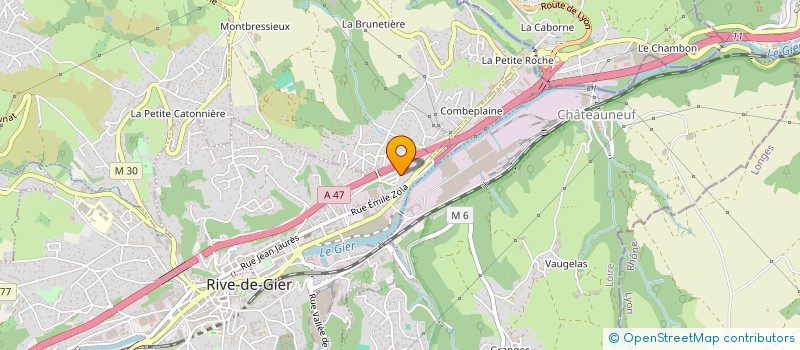 localisation de l'entreprise MADAME LAETITIA ORTU  RIVE-DE-GIER