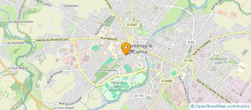 localisation de l'entreprise MADAME LAETITIA ORZECHOWSKI  FONTENAY-LE-COMTE