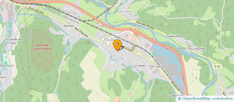 localisation de l'entreprise MADAME LAETITIA OUSSET  POUXEUX