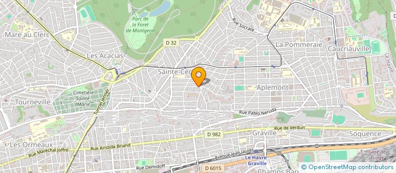 localisation de l'entreprise MADAME LAETITIA OUZHENE à LE HAVRE