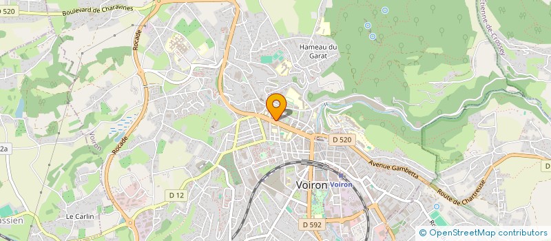 localisation de l'entreprise MADAME LAETITIA PACALET à VOIRON