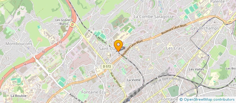 localisation de l'entreprise MADAME LAETITIA PAGNY  BESANCON