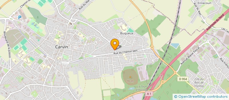 localisation de l'entreprise MADAME LAETITIA PAILLART  CARVIN