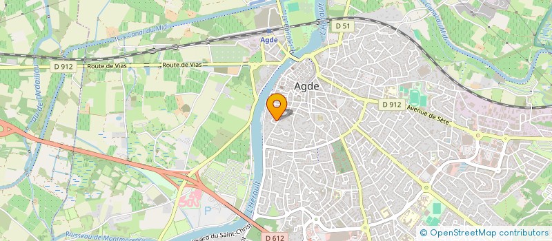 localisation de l'entreprise MADAME LAETITIA PANTENIER à AGDE