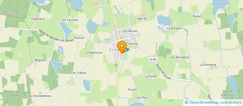 localisation de l'entreprise MADAME LAETITIA PAOLACCI  CONDEISSIAT