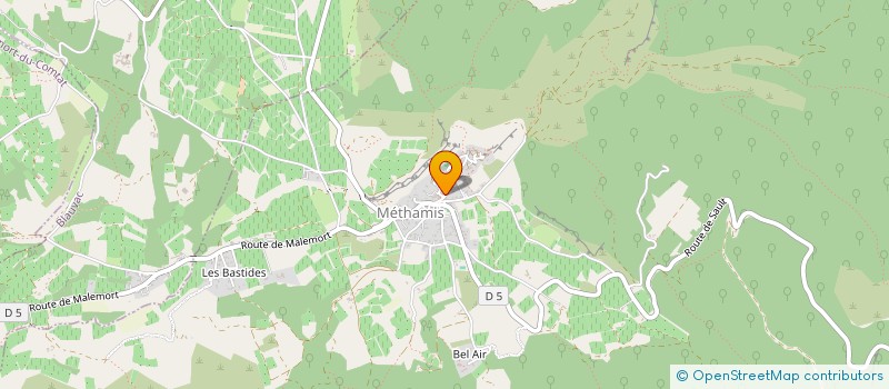 localisation de l'entreprise MADAME LAETITIA PAOLI  METHAMIS