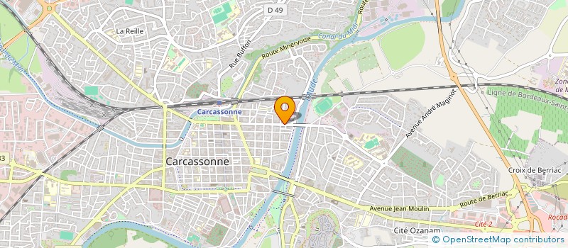 localisation de l'entreprise MADAME LAETITIA PAPAIX à CARCASSONNE