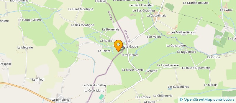 localisation de l'entreprise MADAME LAETITIA PAPOUIN  LA CHAPELLE FLEURIGNE