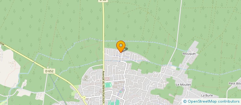 localisation de l'entreprise MADAME LAETITIA PAQUET  PARENTIS-EN-BORN