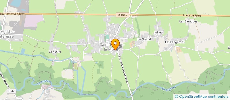 localisation de l'entreprise MADAME LAETITIA PARISSE  SAINT-ETIENNE-LE-MOLARD