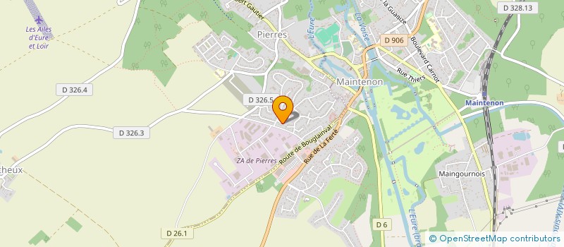 localisation de l'entreprise MADAME LAETITIA PAROISSIEN à PIERRES