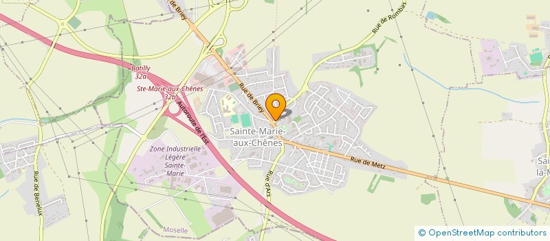 localisation de l'entreprise MADAME LAETITIA PASTOR  SAINTE-MARIE-AUX-CHENES