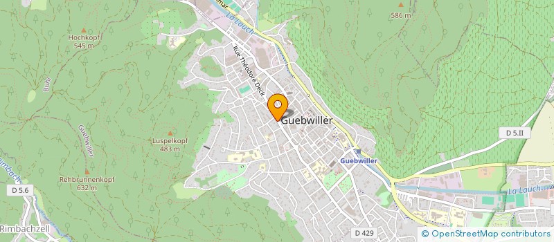 localisation de l'entreprise MADAME LAETITIA PATEZ  GUEBWILLER