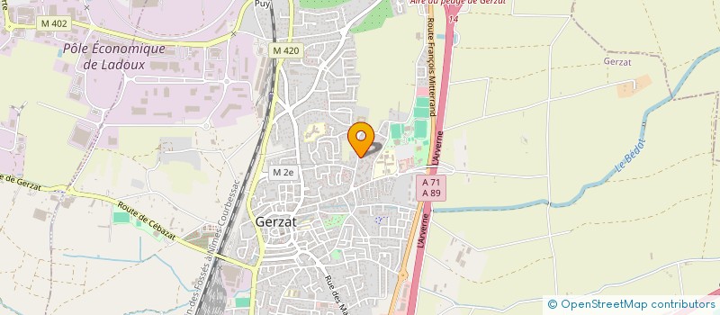 localisation de l'entreprise MADAME LAETITIA PATRICIO à GERZAT