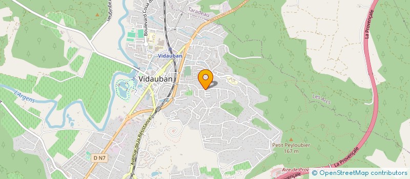 localisation de l'entreprise MADAME LAETITIA PAUL  VIDAUBAN