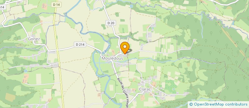 localisation de l'entreprise MADAME LAETITIA PAUPERE  MOULEDOUS