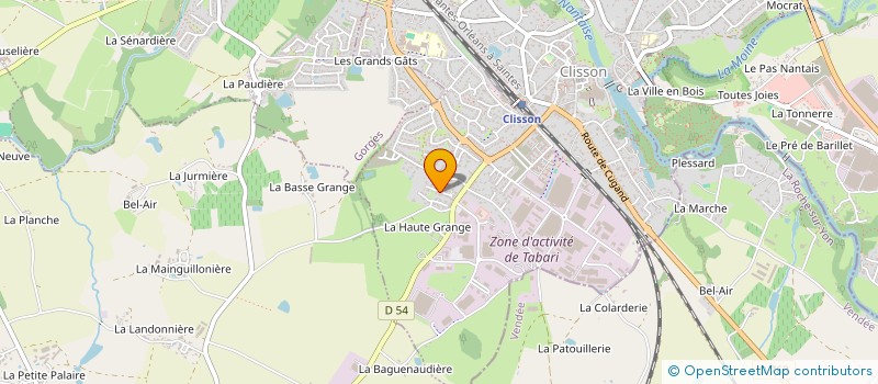 localisation de l'entreprise MADAME LAETITIA PAWLAK  CLISSON